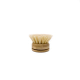 bamboo dish brush replacement head. easily swap out the head. plastic free. zero waste. compostable.