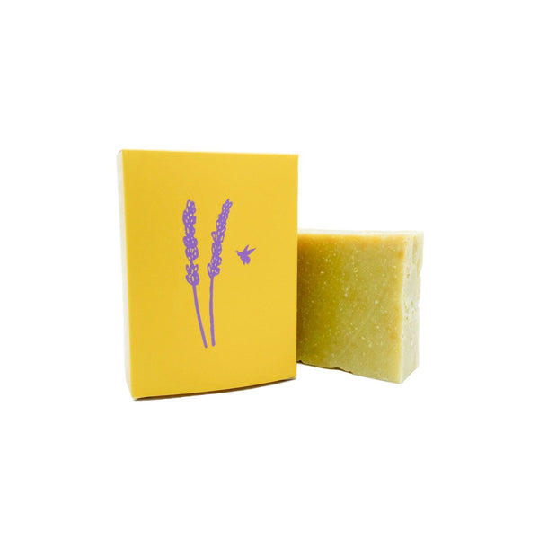 Lavender and honey soap. Wildcrafted from organic ingredients. Palm oil free. Cruelty Free. Made in Canada.